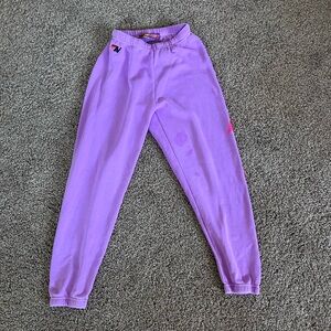 Aviator Nation Sweats With Hot Pink Lightening Bolt